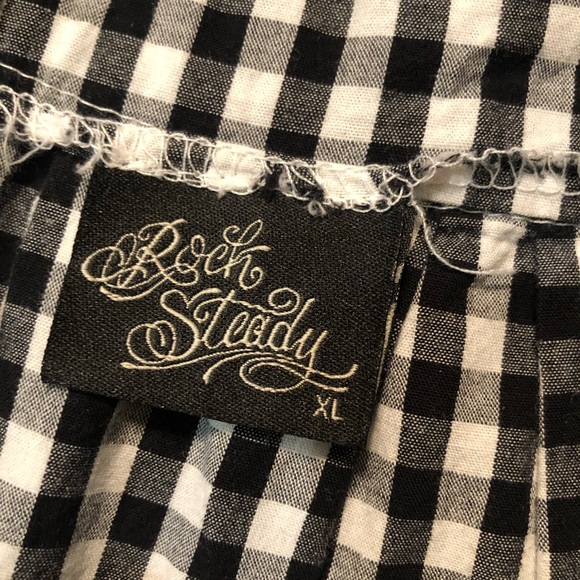 Rock Steady Gingham Skirt XL - Picture 2 of 4